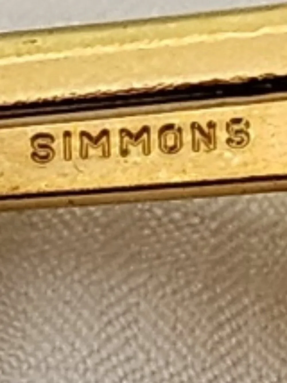 Vintage Simmons 12KT Gold-Filled Knot Cufflinks and Tie Tack Set